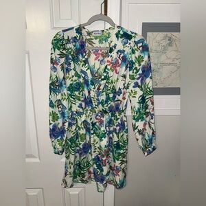 Brigitte Bailey Floral Print Dress SZ M